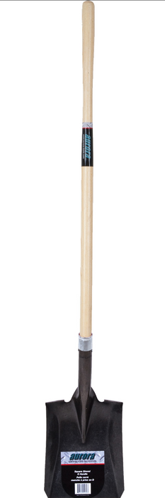 H/D WOOD HANDLE SQUARE SHOVEL