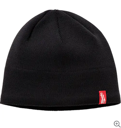 FLEECE LINED BEANIE BLACK