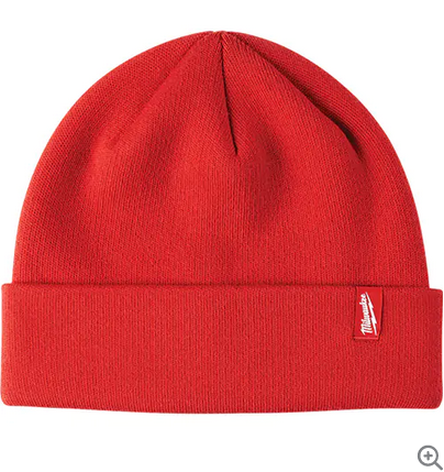 MILWAUKEE CUFFED BEANIE RED