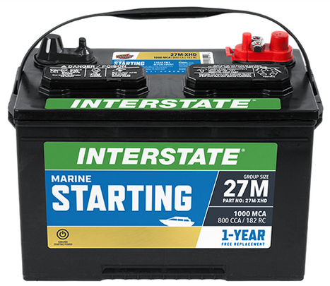 BATTERY 12 VOLT MARINE CRANKING 800CCA