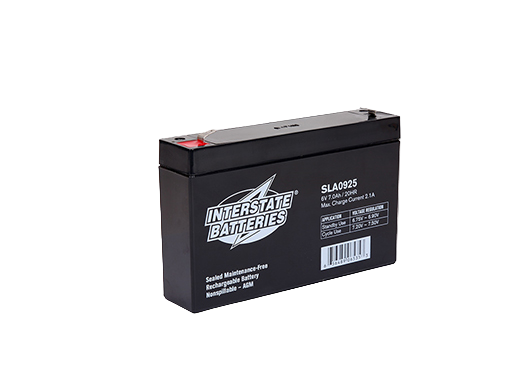 BATTERY 6V RECHARGEABLE 6"X1.3"X3.7"