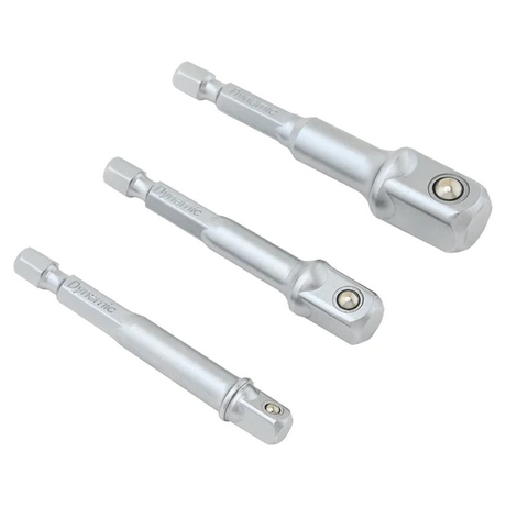 DYNAMIC 3 PIECE HEX SOCKET DRIVE ADAPTOR KIT