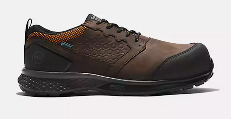 SHOE MENS REAXION BROWN WP,NT,FP CSA SZ 7