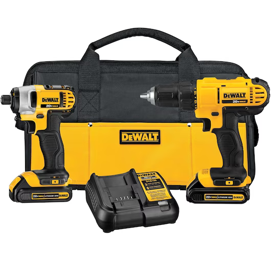 DRILL/DRIVER & IMPACT 20V KIT