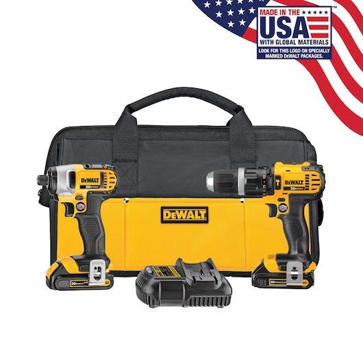 DRILL 20V HAMMER DRIVER/IMPACT KIT