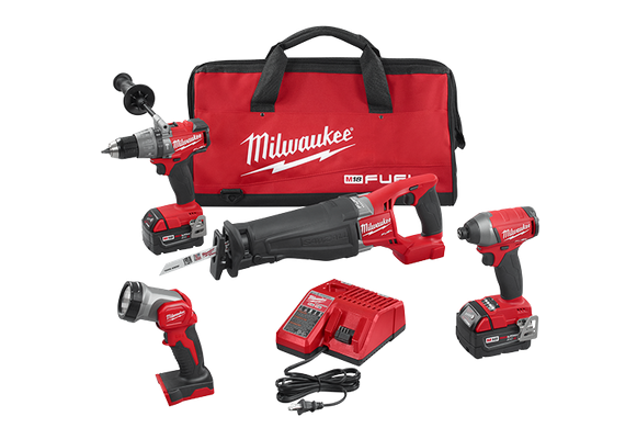 M18 FUEL 4PC COMBO MILWAUKEE FUEL