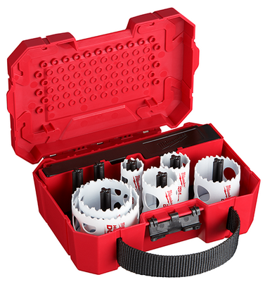 10 PC ELECTRICIANS HOLE SAW KIT