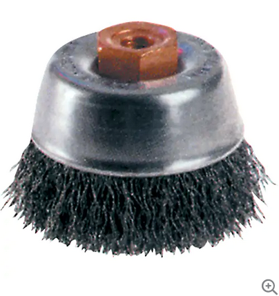Crimped Wire Cup Brushes - High Speed Small Grinder