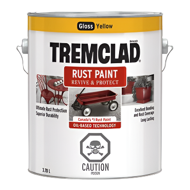 Rust Paint Oil Based 3.78L Yellow