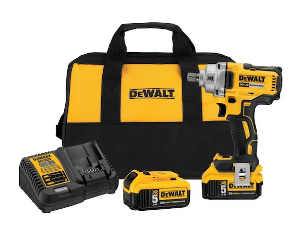 20V MAX* XR� 1/2 IN. MID-RANGE CORDLESS IMPACT WRENCH WITH D