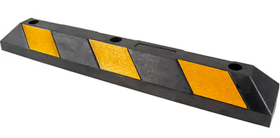 Parking Curb 3'  BLK/YEL   6" WIDE
