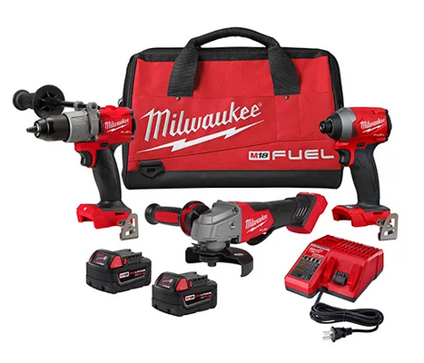 M18 FUEL 3PC COMBO KIT W/PACKOUT LARGE TOOL BOX