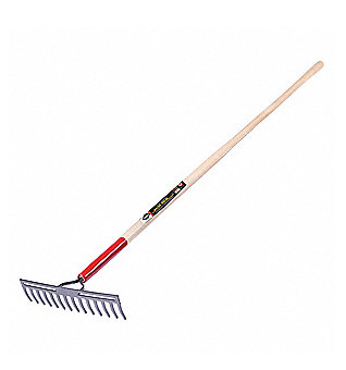 RAKE LEVEL STEEL 14 TINE 60" HANDL
