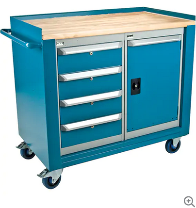 MOBILE SERVICE BENCH 1 DR , 4 DWR