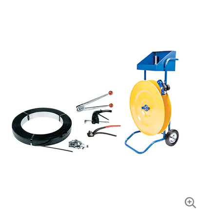 1/2" METAL STRAPPING SYSTEM (TOOLS,STRAP&CART)