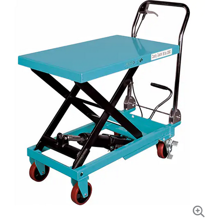 HYDRAULIC SCISSOR LIFT TABLE 600LBS MAX 34-5/8" MIN 11-1/4"