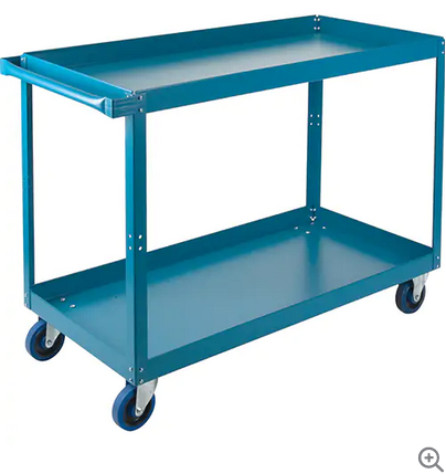 2 SHELF UTILITY CART 18"X30" 900LB/CAP