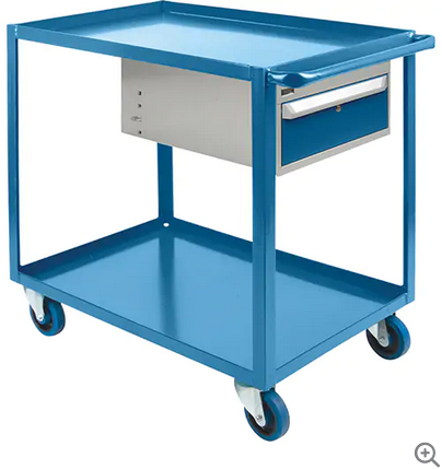 SHELF CART 24X36 W/DRAWER 12OOLB CAP