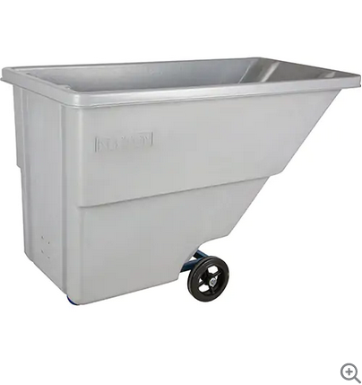 POLY TILT TRUCK 5/8 CU YD 500LB