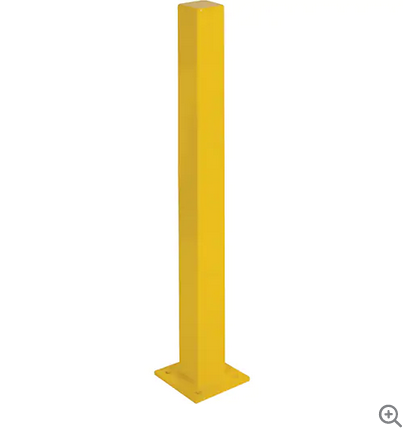 BOLLARD 48" HD 4"X4" STL SFTY YEL