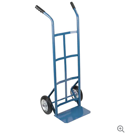 HAND TRUCK HD RUBBER WHEEL HANDLES 1000LB