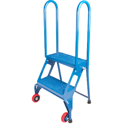 LADDER 2 STEP FOLDING PORTABLE 350LB