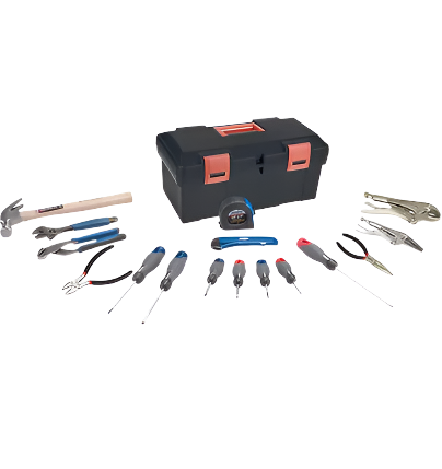 TOOL SET 17PC INCL TOOL BOX