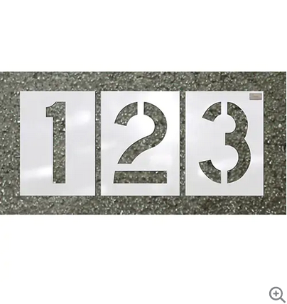 PARKING LOT STENCILS #'S