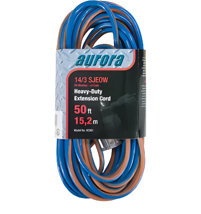 EXT CORD 14GA 50FT ALL WEATHER
