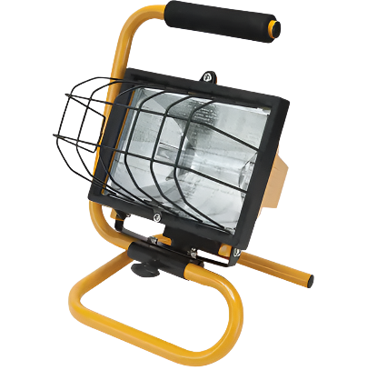 PORTABLE HALOGEN WORK LIGHT 500W