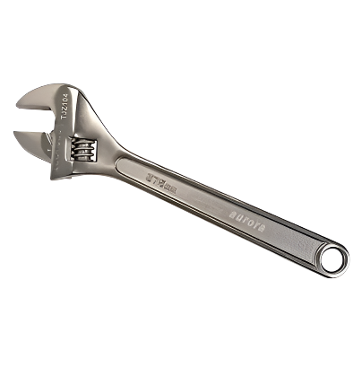 15"ADJUSTABLE WRENCH BLACK