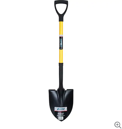 SHOVEL ROUND POINT,D HANDLE 41"OAL