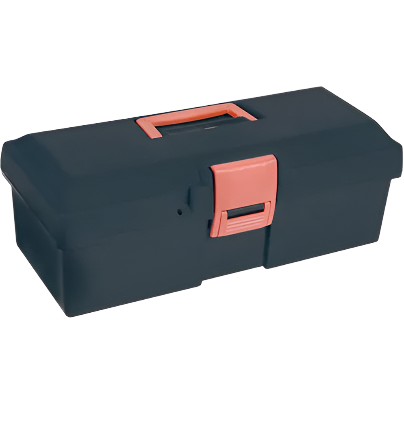 TOOL BOX PLASTIC 15"X7"X5.5"