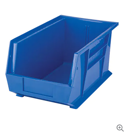 BIN PARTS 8-1/4" X 14-3/4" X 7" BLUE