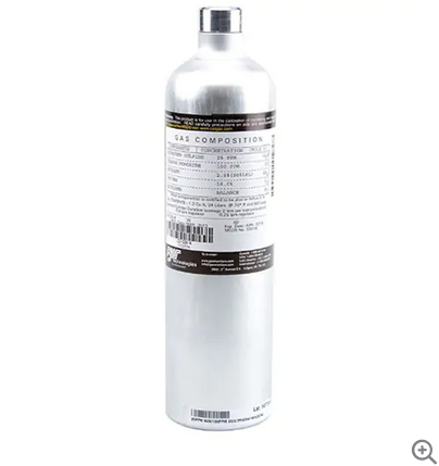 CALIBRATION GAS , QUAD GAS CYL , 34L