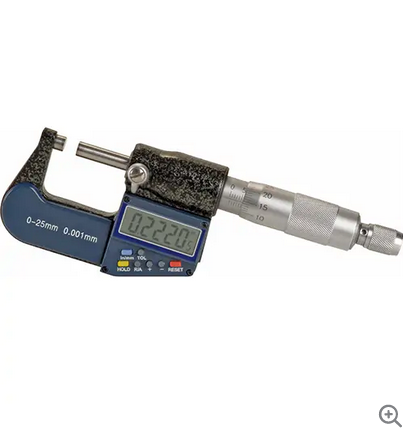 MICROMETER,DIG 0-1"/0-25MM