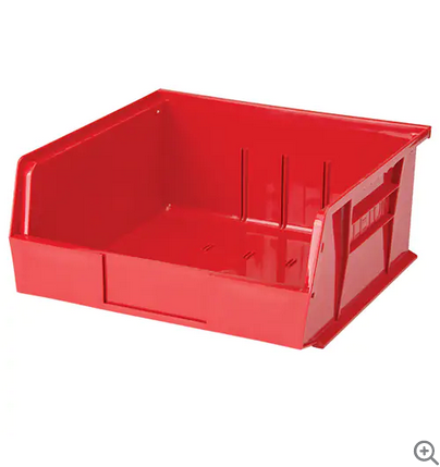 BIN PART 10-7/8 X 11 X 5 RED