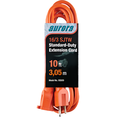 10FT EXTENSION CORD INDOOR/OUTDOOR