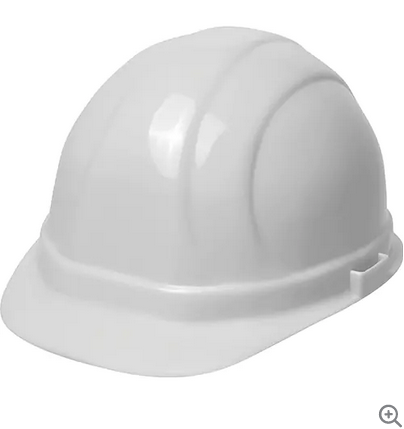 OMEGA HARD HAT CSA 2 WHITE RATCHET CLASS E