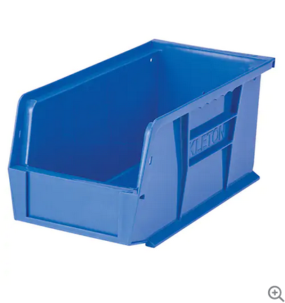 BIN PARTS 10-7/8 X 5-1/2 X 5 BLUE