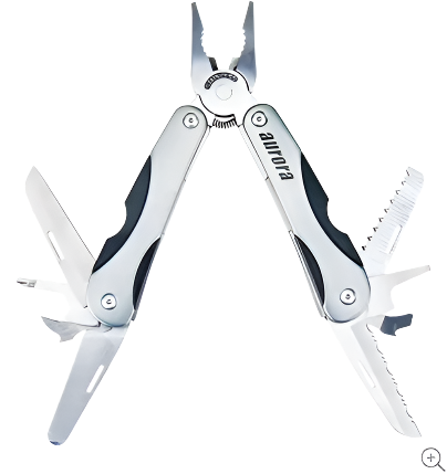 MULTI-TOOL, ALU. BODY, PLIERS