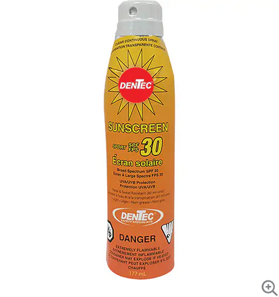 SUNSCREEN SPRAY SPF30 6OZ