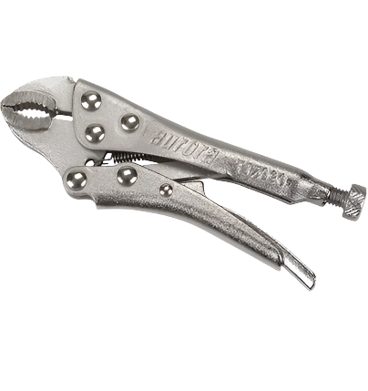 LOCKING PLIERS CURVED W/CUTTER 4"