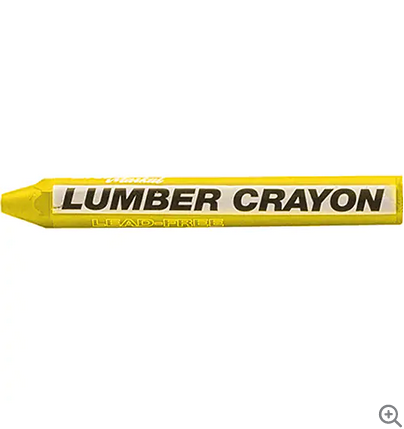 YELLOW LUMBER CRAYON #200 12/BX