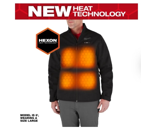 M12 HEATED TOUGHSHELL JACKET KIT BLACK MEDIUM