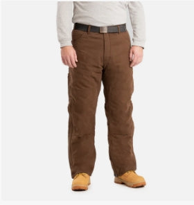 WASHED DUCK PANT LINED BROWN W32XI34
