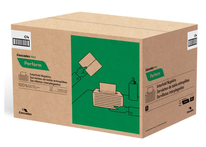 NAPKIN SERVONE MOKA 16X375 6000/CS