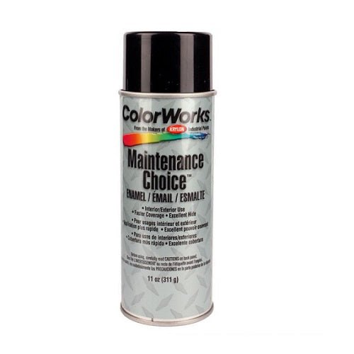 SPRAY PAINT GLOSS BLACK 6/CS