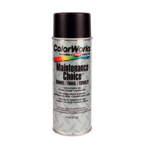 SPRAY PAINT FLAT BLACK 6/CS