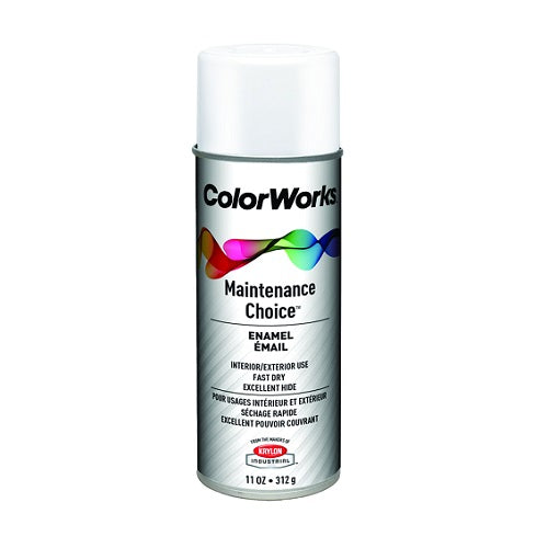 SPRAY PAINT GLOSS WHITE 6/CS